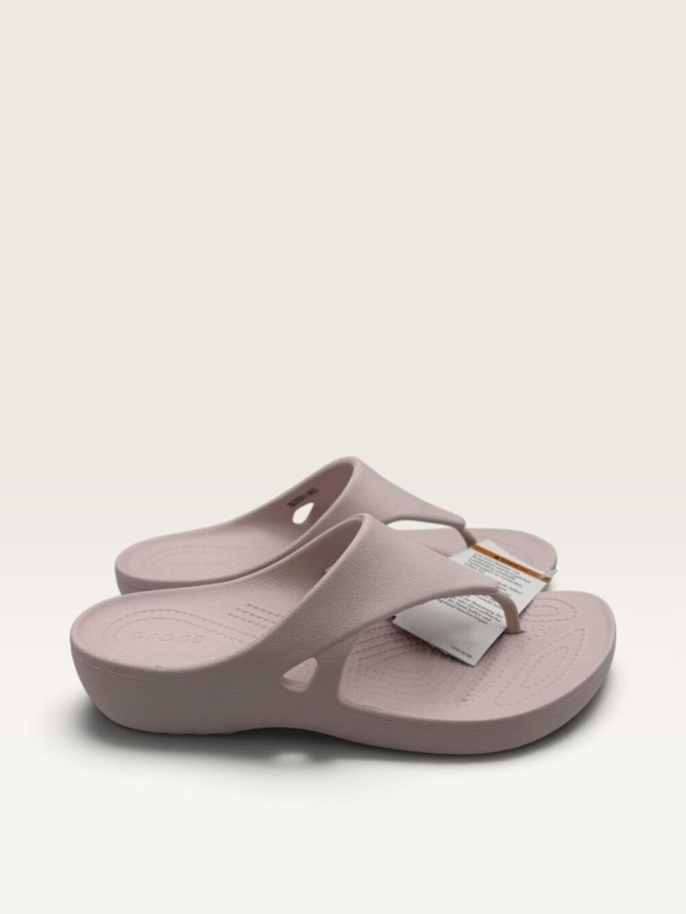 Crocs Kadee Wedge Flip Sandals Women's Pink Size 9 New with Tag - Picture 2 of 6